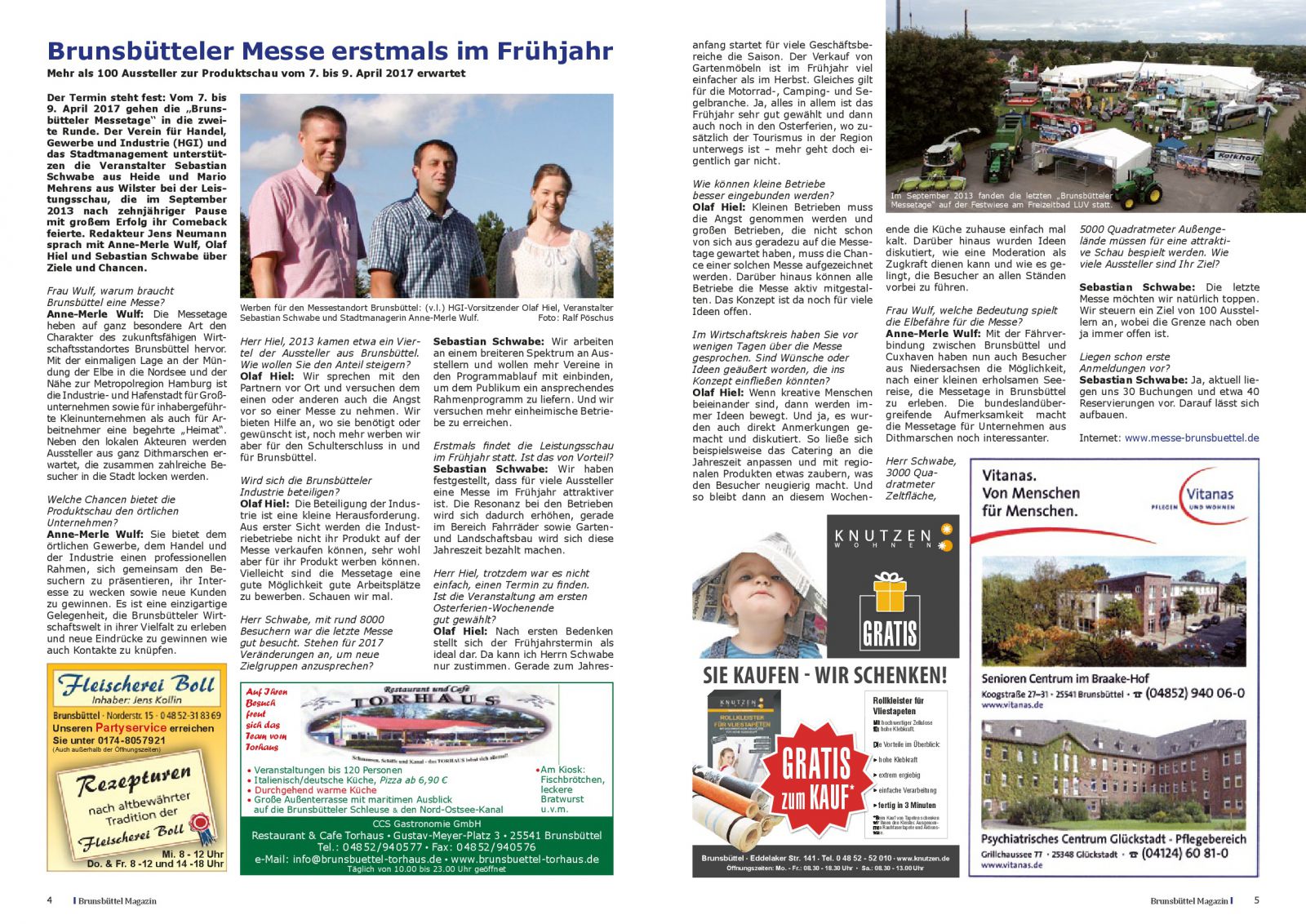 Brunsbütteler Messe erstmals im Frühjahr